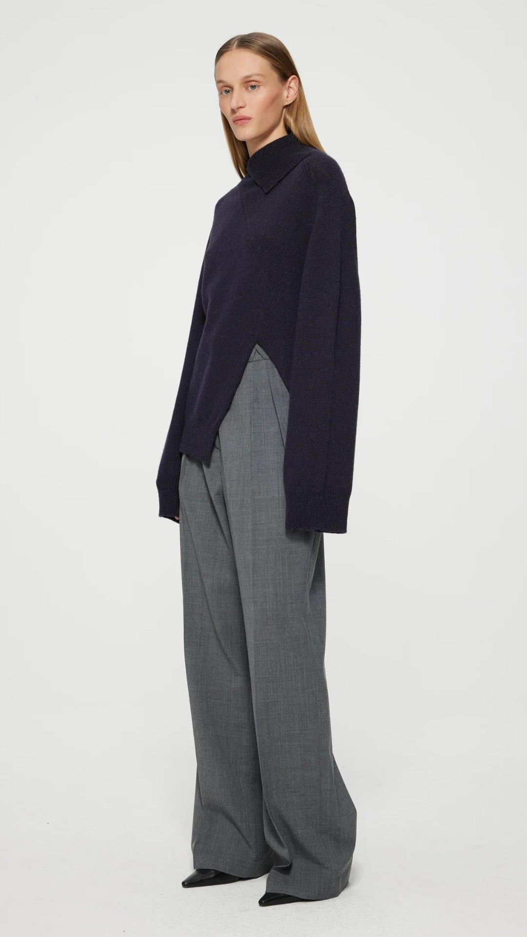 Rohe Wool Cashmere Slanted Collar
