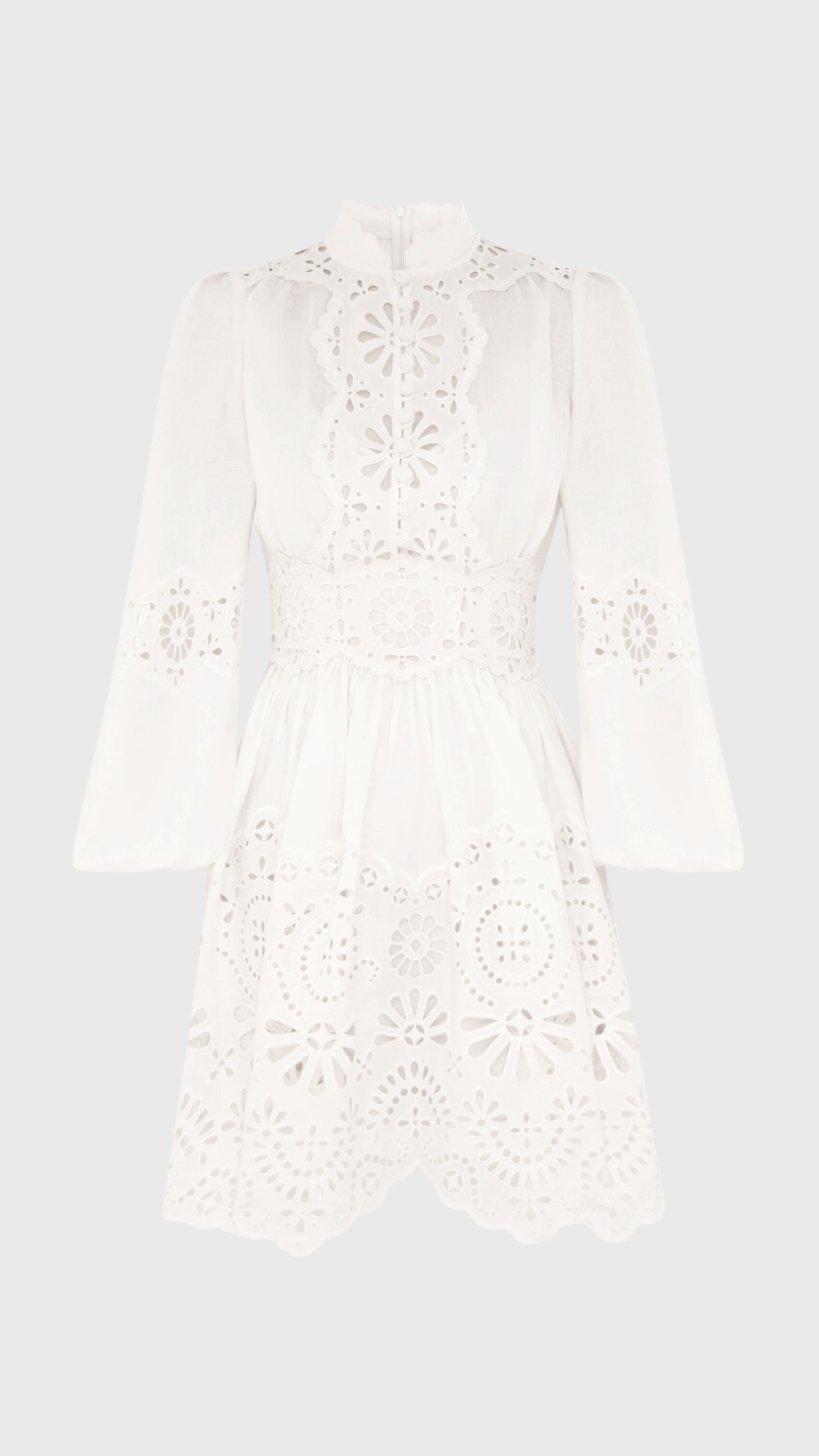 Zimmermann Acacia Broderie Mini Dress