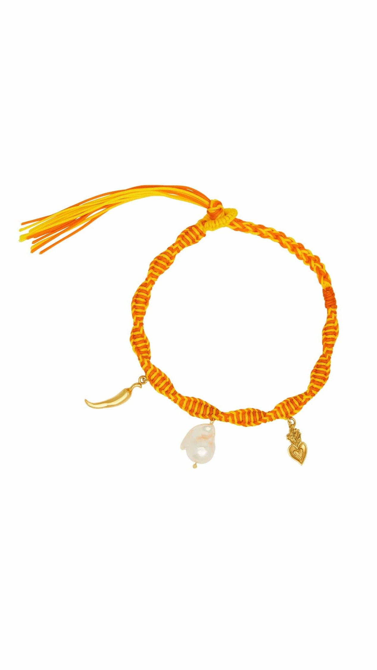 Alemais Encanto Orange Charm Bracelet