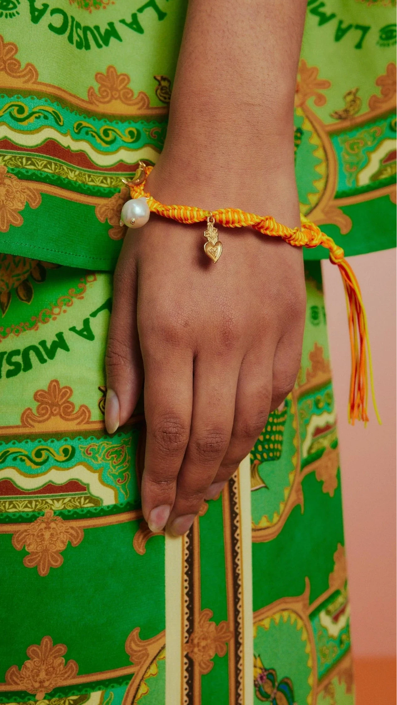 Alemais Encanto Orange Charm Bracelet