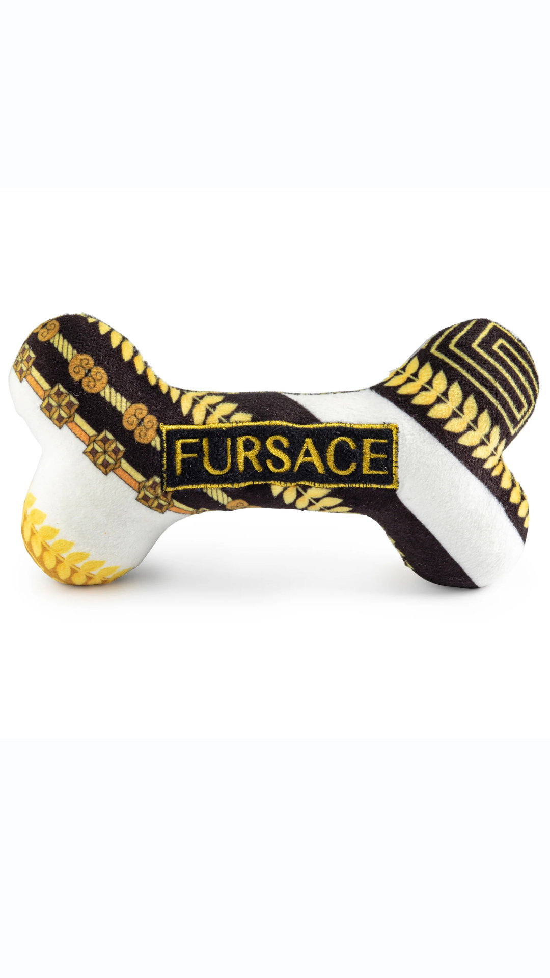 Haute Diggity Dog Fursace Bone Squeaker Dog Toy