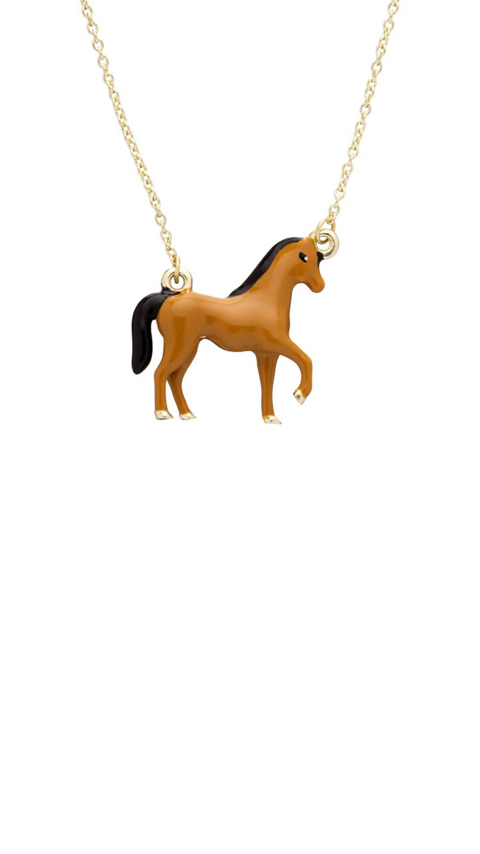 Aliita Caballo Enamel Necklace