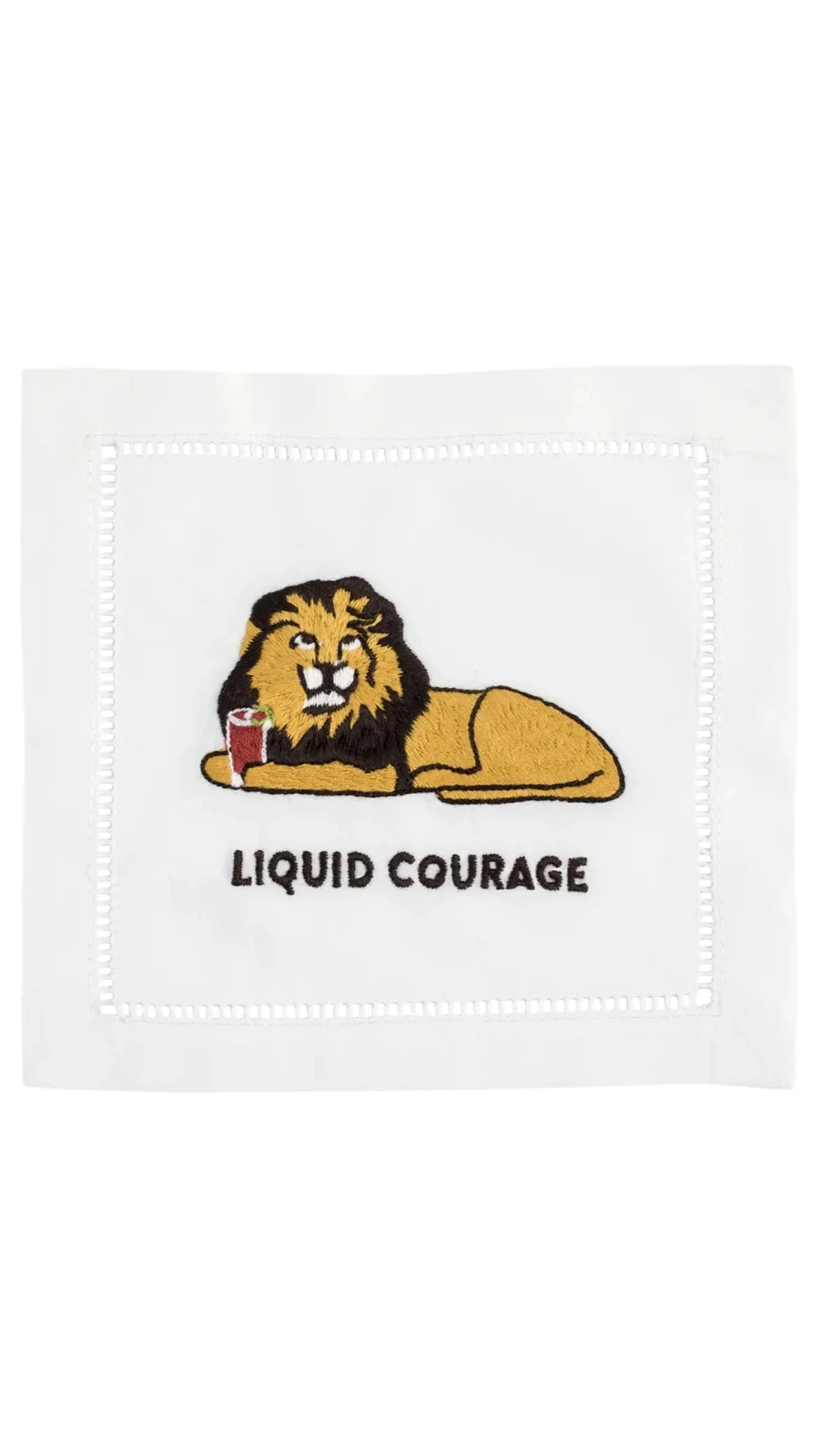 Liquid Courageliquid Courage Cocktail Napkin